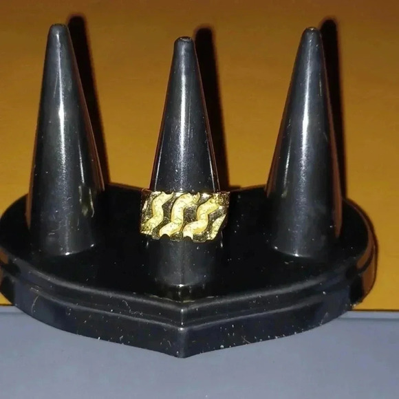 💙🌹Gold plated nugget ring - Picture 3 of 9